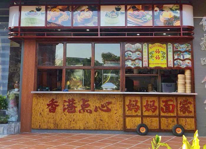 Đóng tủ bán hủ tíu theo yêu cầu